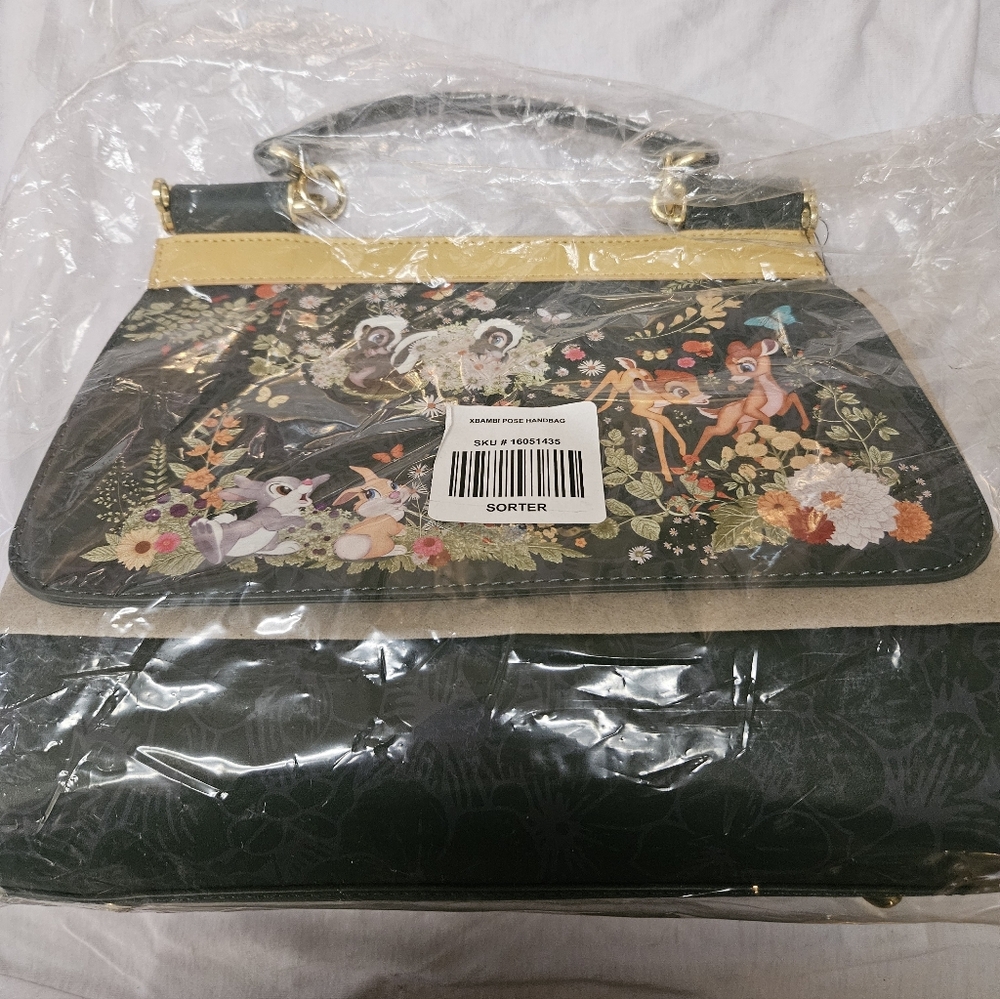 Bambi Floral Print Handbag